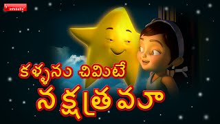 Twinkle Twinkle Little Star Telugu Version for kids [upl. by Kentigera903]