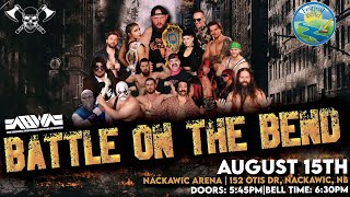 Battle On The Bend Draws 500 For Aug 15 Pro Wrestling Show In Nackawic [upl. by Lucille436]