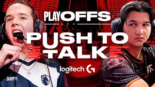 KEEP PEEKING  Logitech G Push to Talk 6  VCT EMEA 2023 PLAYOFFS [upl. by Nohsauq899]