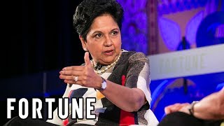 Indra Nooyi On Being One Of The LongestServing Female CEOs [upl. by Einnor748]