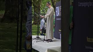 Doctor speaks at the Rally for Palestine Spinney Hill Park Leicester  must share [upl. by Irakab]