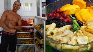 O QUE EU COMO E MINHA GELADEIRA NA DIETA NATURAL DO ÉDEN FRUGÍVORA [upl. by Chemesh]