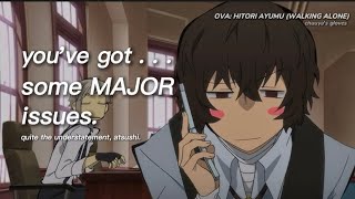 5ish minutes of dazai slander in the BSD dub REUPLOAD [upl. by Ahsitneuq690]