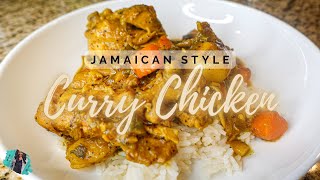 HOW TO MAKE JAMAICAN STYLE CURRY CHICKEN  EASY AND DELICIOUS RECIPE TUTORIAL [upl. by Alver281]