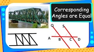 Maths  Corresponding Angles are Equal  Proof and Usage  English [upl. by Bain]