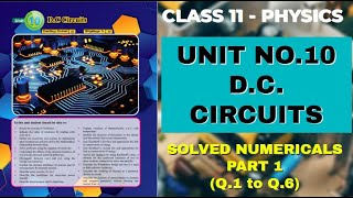 XI Physics  Solved Numericals Chapter No10  DC Circuits  Part 1 [upl. by Mongeau]