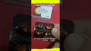 Cipcal D3 Capsules Review  Vitamin D3 Capsules I Medicine Review [upl. by Sito473]