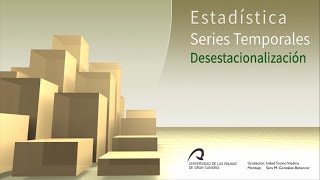 Análisis de series temporales con Excel  Eliminación de la estacionalidad [upl. by Eenhpad]