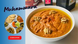 Muhammara Roasted Red Pepper Dip محمرة [upl. by Siver706]