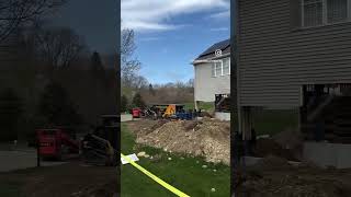 Rutland MA home foundationreplacement due to pyrrhotite crumblingconcrete [upl. by Enilrad]