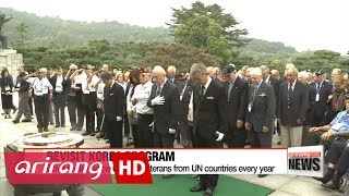 Puerto Rican and American Korean War veterans visit Korea [upl. by Annairdna]