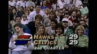 NBA 198990 regular season  Hawks vs Celtics Bird 50 pts  13 rebs  7 assists [upl. by Attennek70]