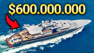 Exclusive Tour INSIDE The 600000000 Crescent Yacht By Lürssen [upl. by Yajeet39]