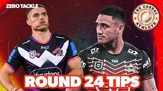 NRL Round 24 TIPS TheCasualAthlete [upl. by Maudie]