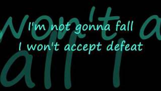 Im not Going Down Lyrics [upl. by Armahs]