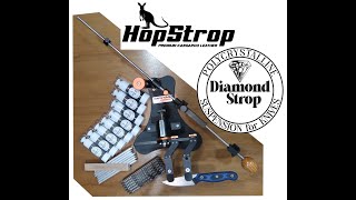 Diamond Strop Suspension  HopStrop  Review  Hapstone R2 and Premium CBN stone set [upl. by Enirbas94]