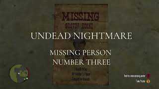 Red Dead Redemption Undead Nightmare Missing Person 3 Grover Boone [upl. by Uella]