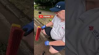 Why you should NEVER use a Leaf Blower on Dirt lawncarecommunity cleaningtips [upl. by Nnazil]