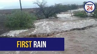 WATCH Water flows into parched Beaufort West [upl. by Kaete863]