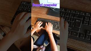 Typing test compitition between two students 😇😊 prasad computer [upl. by Kindig515]