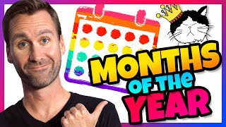 🗓️ Months of the Year Song  Mooseclumps  Kids Learning Songs and Brain Breaks [upl. by Stucker]