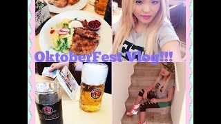 OktoberFest Munich Vlog Beer Fest [upl. by Bartlett]