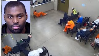 Thats CRAZY Inmate CRAWLS To Assault Woman In Front of Security Guard and Heres How it Went [upl. by Leo267]