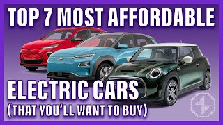 Top 7 Most Affordable Electric Cars amp SUVs for 2023 — All Under 40K [upl. by Finella633]