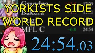 YuGiOh Duelists of the Roses Yorkists Speedrun in 2454 WORLD RECORD [upl. by Aneeras]