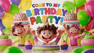 Birthday Party Song  Birthday Song for kids  Fun Kids Song and Dance [upl. by Kohler]