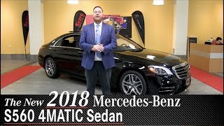 Review All New 2018 MercedesBenz S560 Sedan  Minneapolis Minnetonka Wayzata MN  Walk Around [upl. by Oos464]