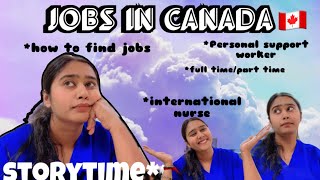 Jobs in Canada🇨🇦How I find my first job as international nurseWays to find jobsAnmolvibess [upl. by Ecyaj]