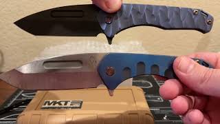 Medford Praetorian Slim Flipper “Twisted Predator” PVD Tanto Custom Unboxing [upl. by Pigeon]