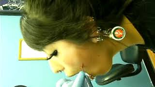 Vlog Left Cheek Piercing [upl. by Aynos]