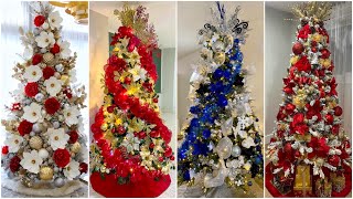 TENDENCIAS DE ÁRBOLES DE NAVIDAD 2023🎄 DECORACIONES NAVIDEÑAS ❄️ÁRBOLES DECORADOS❄️ [upl. by Philipines]