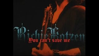 Richie Kotzen  You cant save me [upl. by Nylhtiak]