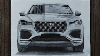 Jaguar F Pace Drawing [upl. by Enilasor]