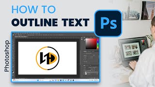 Jinsi ya Kuweka Outline katika Maandishi  How to Outline text in Adobe Photoshop  2024 [upl. by Puglia464]