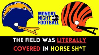 The ODDEST CONTROVERSY in Monday Night Football HISTORY  Bengals  Chargers 1982 [upl. by Steward]