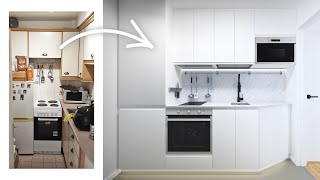 ARCHITECT REDESIGNS  The Worlds Smallest Kitchen  39sqft36sqm [upl. by Auhsuoj437]