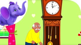 The Grandfather Clock with Lyrics  Nursery Rhyme [upl. by Ylremik]