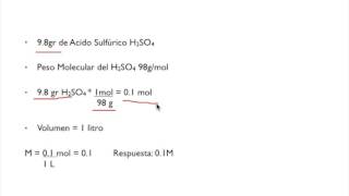 Cálculo de Normalidad y Molaridad Soluciones Química General [upl. by Geerts510]