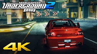 NFS Underground 2 REDUX  The Ultimate Graphics Mod in 4K Ultrawide [upl. by Llain912]