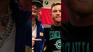 Las Palabras de Peso Pluma al Canelo 👏 [upl. by Kassab307]