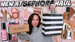 NEW AT SEPHORA HAUL Makeup By Mario amp Saie Liquid Bronzers Refy Concealer Armani Blush amp MORE [upl. by Notla]