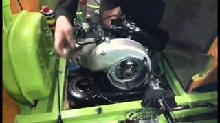 Adjusting the Zündapp Janus 2 stroke 250cc engine [upl. by Ano]