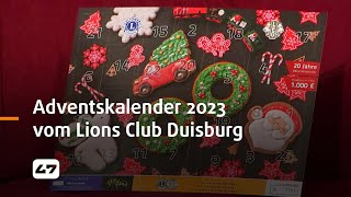 STUDIO 47 live  ADVENTSKALENDER 2023 VOM LIONS CLUB DUISBURG [upl. by Nnairb153]