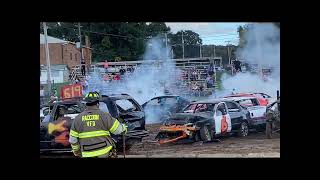 2023 hookstown demolition derby windshield class [upl. by Caruso627]