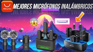 🌟😱¡Top 3 MEJORES MICRÓFONOS INALÁMBRICOS para iPhone Android Cámaras PC y MAC🚀✅ [upl. by Longfellow]