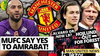 MUFC say YES to Amrabat  Hojlund OUT for Forest  Alvaro or NEW LB  Todibo hope Toney in Jan [upl. by Mychael]